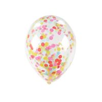 Balloon with colored confetti 5 pcs