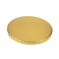 Extra dicke goldene Kuchenmatte 35 cm mit dekorativem Rand
