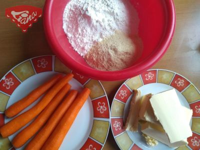Carrot bags without gluten, milk and eggs