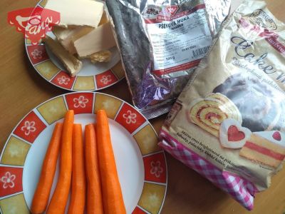 Carrot bags without gluten, milk and eggs
