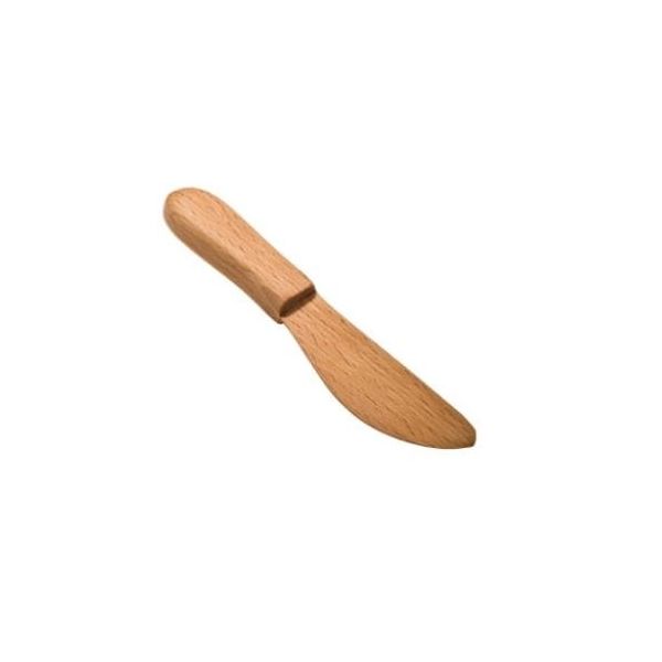 Butter knife, wood, 17 cm