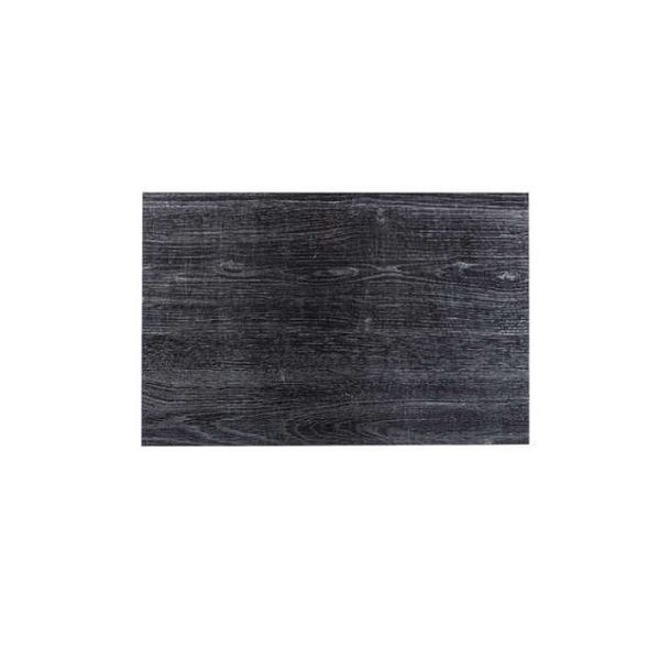 Placemat imitation wood black 45x30 cm