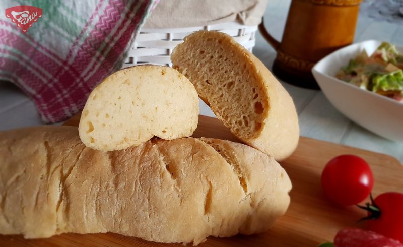 Bezglutenowy chleb francuski