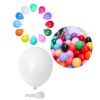 Gift - Matte white balloons 25 cm - 100 pcs
