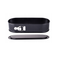 Collapsible metal oval form 34 x 12 cm