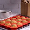 Silicone muffin tin for 12 pcs