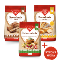 Action Bread mix White+Dark+Universal+rice flour