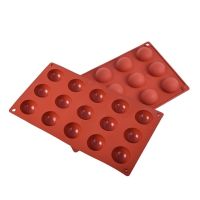 Forma silikon polokoule 15 ks