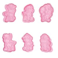 Paw Patrol cookie cutter with plunger 6 pcs