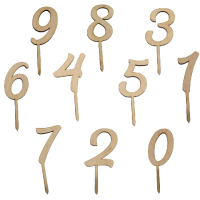 Groove number 0 - 9 wood