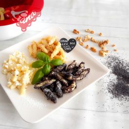 Gluten-free poppy seed, cottage cheese or walnut šušulanes