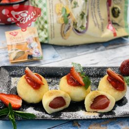 Glutenfreie Hüttenkäsebällchen