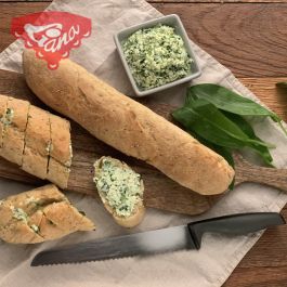 Křupavé celozrnné bezlepkové bagety z Bread white a dark