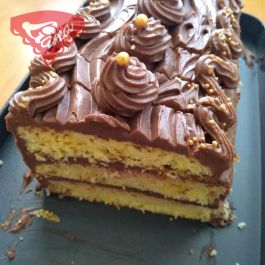Gluten-free and dairy-free chocolate cut Gluten-free and dairy-free chocolate cut