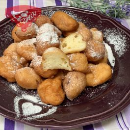 Gluten-free fritters - yogurt mini donuts