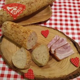 Bezlepkové slaninové bagety Bezlepkové slaninové bagety