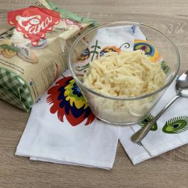 Gluten-free pasta without eggs