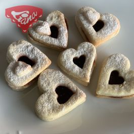Linecké jogurtové koláčky