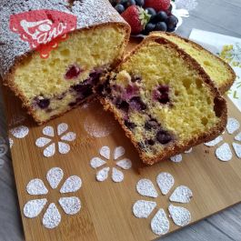 Gluten-free blueberry cake baked in the form of a bishop&#39;s sandwich