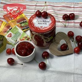 Delicious cherry jam
