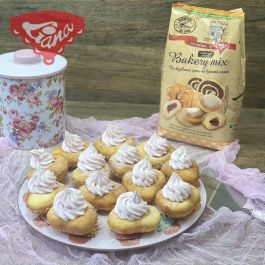 Gluten-free sourdough donuts with protein foam Gluten-free sourdough donuts with protein foam