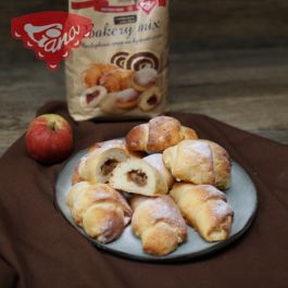 Kynuté jablečné rohlíky bez lepku
