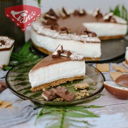 Bezlepkový kinder cheesecake