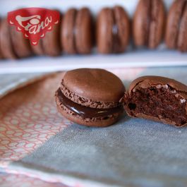 Gluténmentes csokis-csokis macaroons Gluténmentes csokis-csokis macaroons