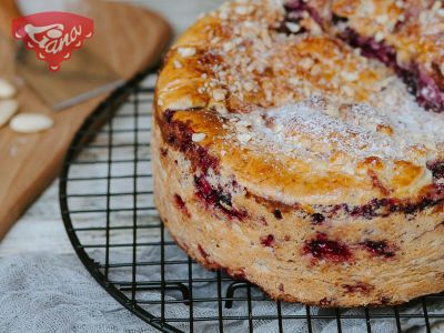 Glutenfreie MAXI-Brioche gefüllt mit Marmelade
