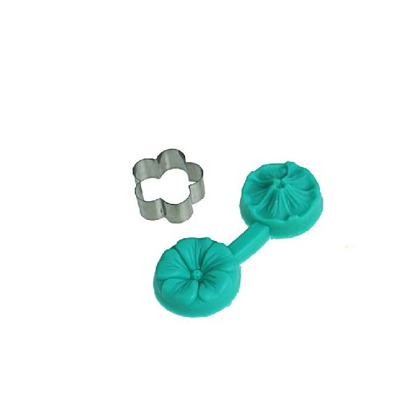 Vykrajovátka + silikonová forma květ 3 cm