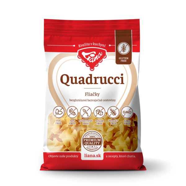 Těstoviny Quadrucci - Flíčky 200g Těstoviny Quadrucci - Flíčky 200g
