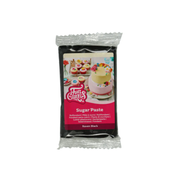Zuckerpaste Rabenschwarz 250g Zuckerpaste Rabenschwarz 250g