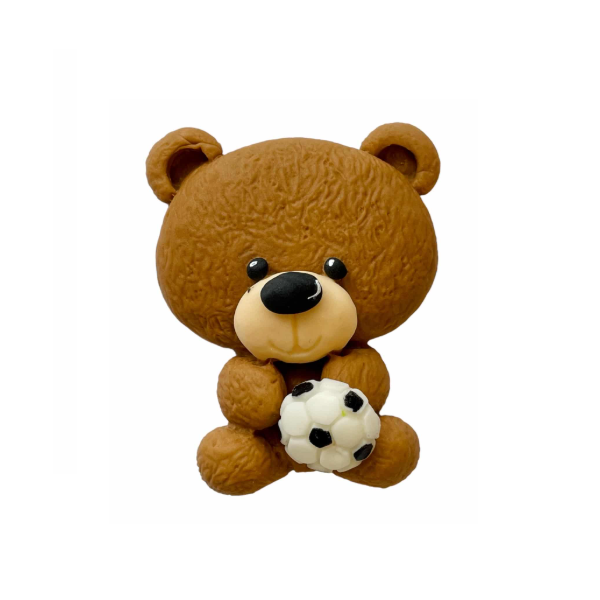 Teddy bear with soccer ball 2D Teddy bear with soccer ball 2D