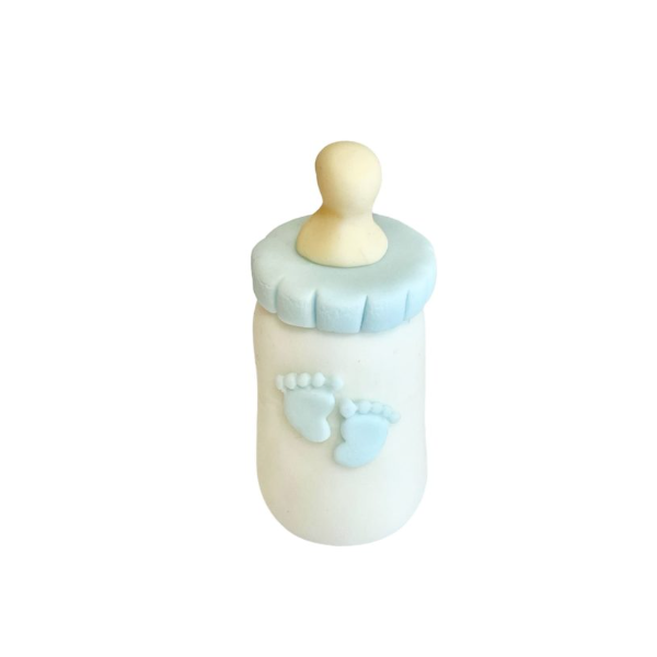 Baby bottle white and blue Baby bottle white and blue