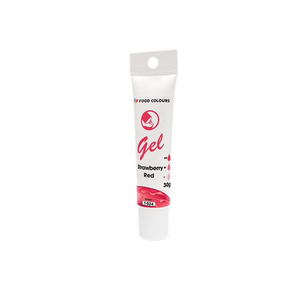 Farba gélová - Strawberry Red 30g Farba gélová - Strawberry Red 30g