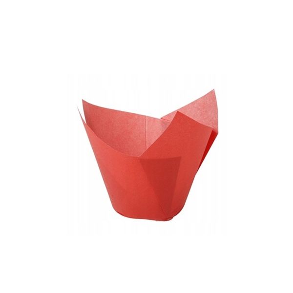 Košíčky tulipánové červené