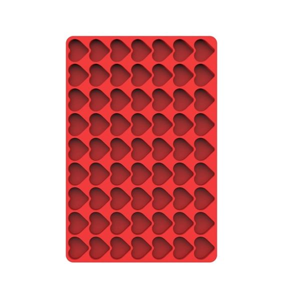 Silicone heart mold 63 pcs